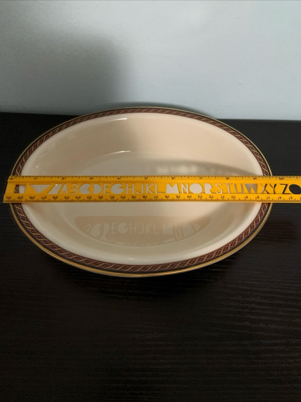 Lenox Oval Serving Dish Monroe Pattern - Picture 6 of 8